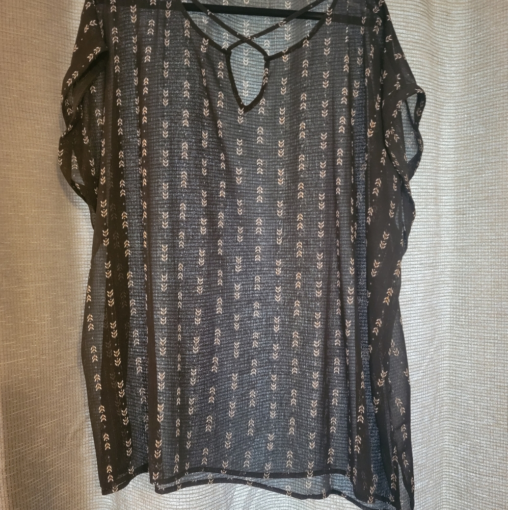 Women's sheer top